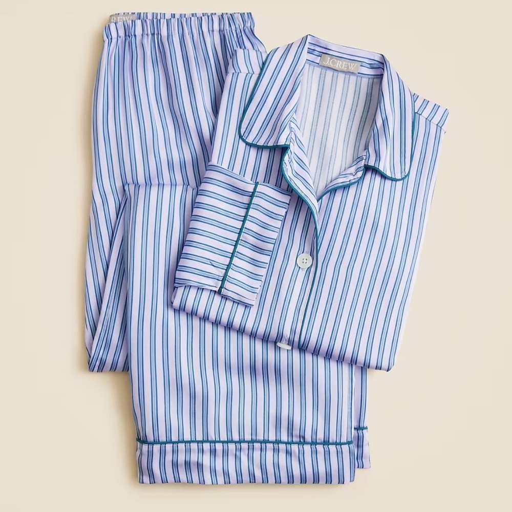J crew Soft-shine long-sleeve pajama pant set